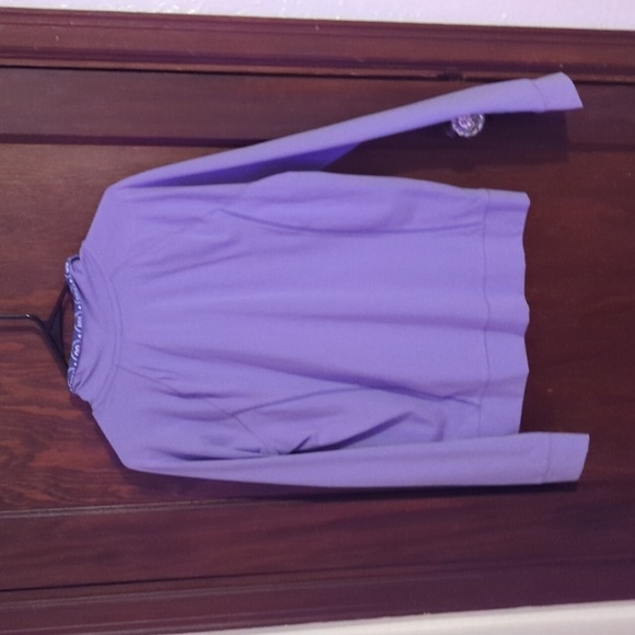 Pink By Victoria Secret Lavender Purple Quarter Zip Pullover Size Large - Picture 5 of 6